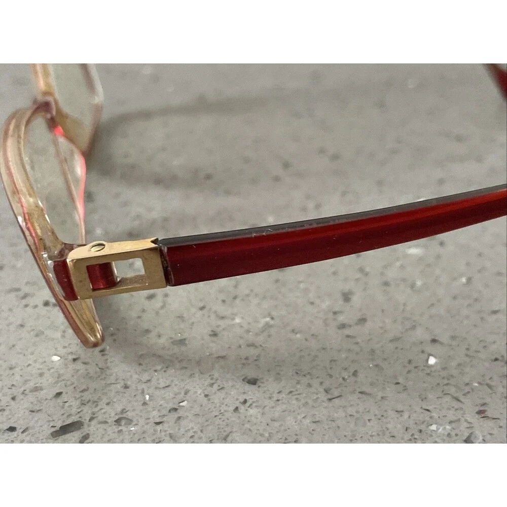 Nygard Eyeglasses Eye Glasses Frames ONLY Red Cen full rim 54-14-141